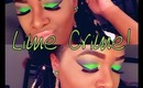 Lime Crime!: Easy Bright Green Eyeshadow Tutorial