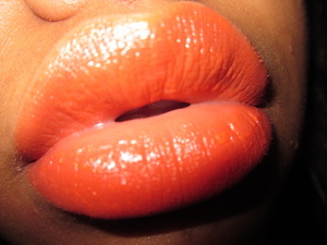 orange lips, im loving it