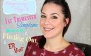 Pregnancy Vlog 1 (Finding Out, 1st Trimester, ER Visit & Belly Shots) In Depth Info