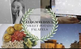 Vlogmas Day 3: Sweet Potato Falafels | JessicaBeautician