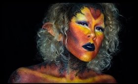 Fire Fairy Makeup Tutorial