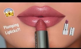 PLUMPING LIPTICKS?! 😱 NEW BUXOM FULL FORCE PLUMPING LIPSTICKS | SWATCHES & REVIEW