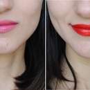 NYX "Angel" and "Pure Red"