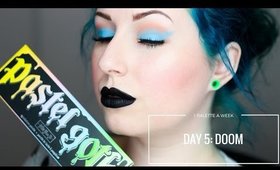 KAT VON D PASTELGOTH - DAY 5: DOOM | 1 PALETTE FOR A WEEK