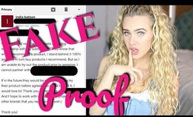 FAKE SPONSORED VIDEOS : Evidence