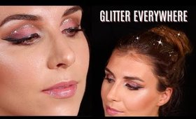 Glitter Cut Crease & Glitter Bun Tutorial | Bailey B.