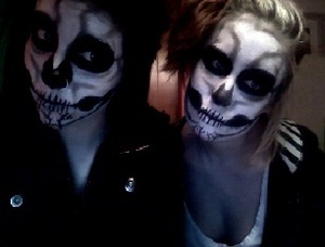 Not the best quality picture. But, inspired by Rick Genest.