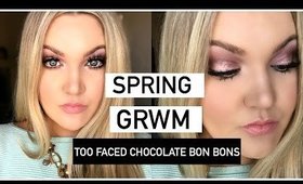 GRWM: SPRING LOOK | Too Faced Chocolate Bon Bon Palette