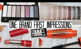 ONE BRAND FIRST IMPRESSION - Rimmel Magnif'eyes, Scandaleyes Reloaded & The Only 1 Matte Lipstick