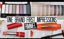 ONE BRAND FIRST IMPRESSION - Rimmel Magnif'eyes, Scandaleyes Reloaded & The Only 1 Matte Lipstick