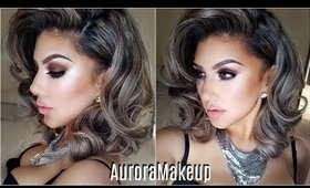 🔥Ahumado en Marron tutorial / Warm Smokey Eye Makeup Tutorial | auroramakeup