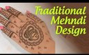 Traditional Mehndi Design | Henna/Mehndi Tutorial