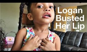 First Aid Items to Have on Hand! Logan Busted her Lip | Toddler Tips