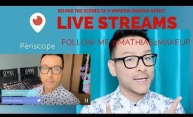 BTS LIVE STREAM BEAUTY MAKEUP STUDIO BY SENNA #MONDAYMAKEUPCHAT- mathias4makeup