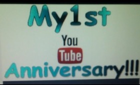 1ST Youtube Anniversary & A Surprise!!