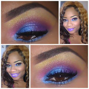 LOOK INSPIRED BY MY "RUDE GIRL" (PURPLE) LIPSTICK I GOT FROM KAOIR COSMETICS..