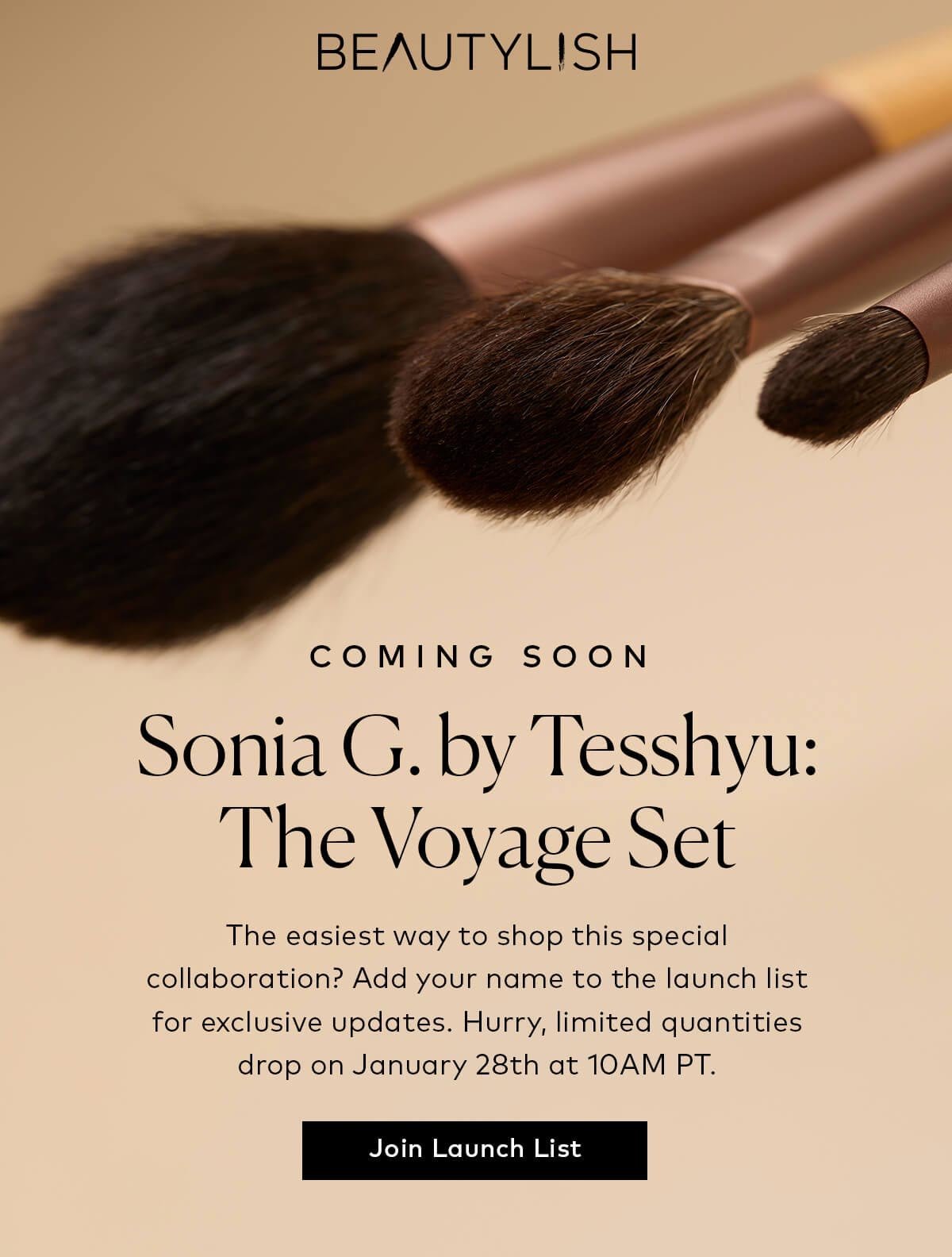 Sonia G. by Tesshyu of CHIKUHODO is coming soon. Add your name to the launch list for exclusive updates.