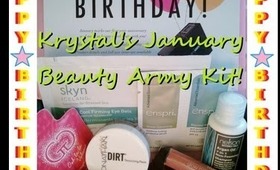 Krystal's January Beauty Army Kit!