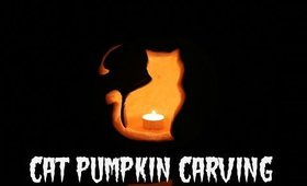 Australian's try :- Pumpkin carving for the first time | Cat Pumpkin carving