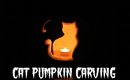 Australian's try :- Pumpkin carving for the first time | Cat Pumpkin carving