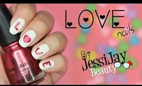 ♥ Last Minute Cute Valentine's Day nails ♥