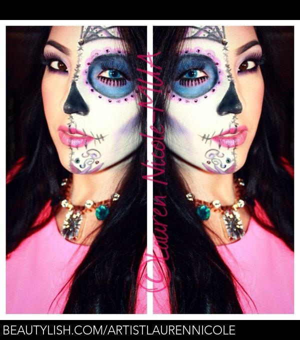 Sugar Skull Makeup Look | Lauren N.'s (mualaurennicole) Photo | Beautylish