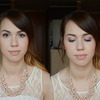 Lilac graduation makeup