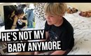 VLOG: He's Not My Baby Anymore | SCCASTANEDA