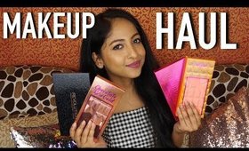 MAKEUP REVOLUTION HAUL + Swatches | EYESHADOW PALETTES | Stacey Castanha