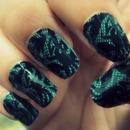 Lace nails.