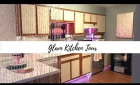 Glam Kitchen Tour: How to Decorate a Small Apartment Kitchen