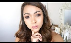 Golden Peach Holiday Makeup Look | Charmaine Dulak