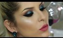 Makeup Tutorial Azul com Glitter por Claudia Guillen
