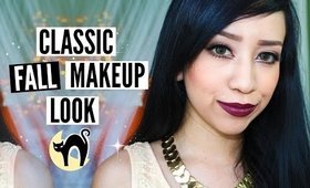 Classic Fall Makeup Look | naturallybellexo