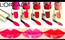 L'oreal Extraordinaire Colour Riche Liquid Lipstick Lip Swatches