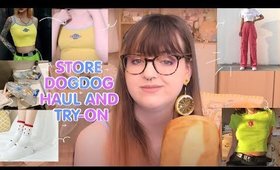 HUGE CHEAP AESTHETIC CLOTHING HAUL and try on - Store Dog Dog (All under $25!)