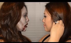 Glam/Zombie Halloween Tutorial | FromBrainsToBeauty