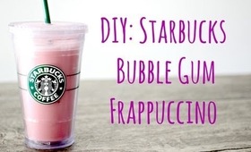 DIY: Starbucks Bubble Gum Frappuccino Collab w/ LagunaBeachLove10