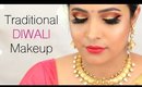 Traditional DIWALI Makeup Tutorial (Hindi) - Indian Festival Look for Beginners | Shruti Arjun Anand