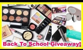 HUGE Back To School Giveaway 2015 | NYX, DMQ Palette, Scentbird, CutiTape & Color Me Foundation