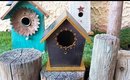 DIY Vintage Inspired Birdhouse Décor