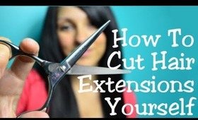 How To Cut & Trim Hair Extensions Yourself | Instant Beauty ♡