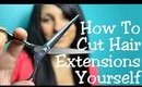 How To Cut & Trim Hair Extensions Yourself | Instant Beauty ♡