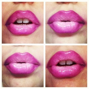 Pink ombré lips