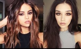 Selena Gomez Smokey Eyes inspired makeup