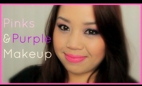 Ready for Spring Pink and Purple Makeup Tutorial