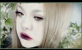 ☽ Dark FOREST FAIRY Makeup Tutorial ☾ 白塗りメイク [森の妖精メイク] ~ Shironuri Makeup #18