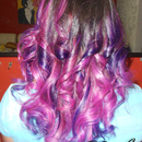 PinkyPurple Ombre hair
