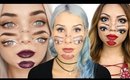 Trippy Double Vision Halloween Makeup TESTED!!