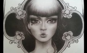 NEW Kat Von D Spellbinding eyeshadow book swatch/review!